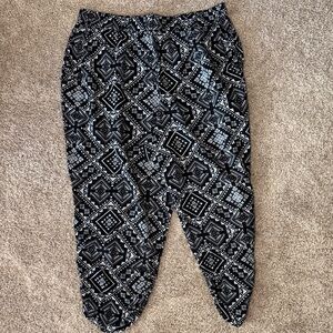 Mossimo Supply Co. Monochrome Geometric Pants
